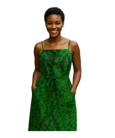 Green Ankara Gown