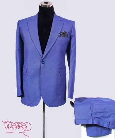 Single breasted Corn flower blue suit