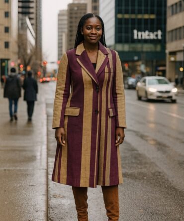 Ladies Aso-Oke Winter Jacket