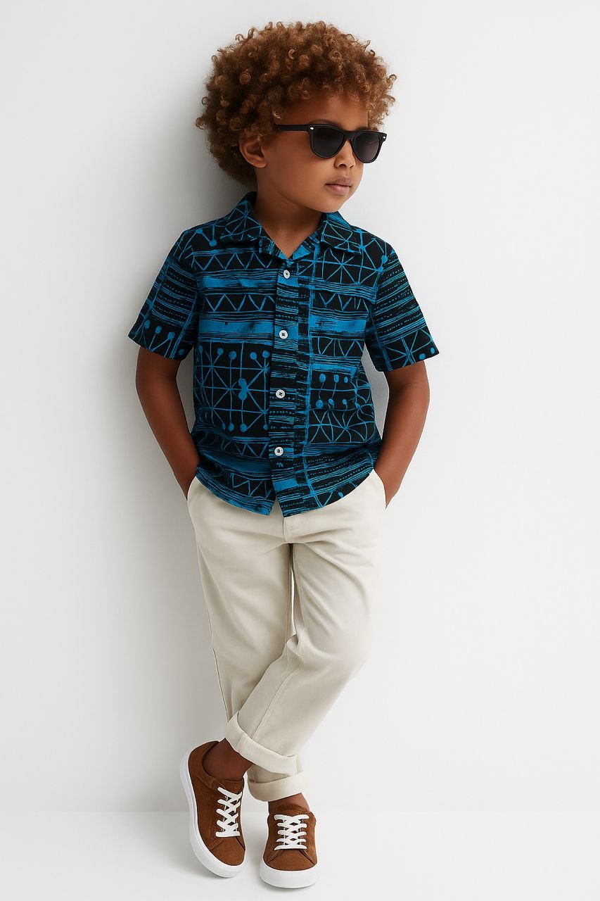 Boys Short Sleeve Shirt & Chinos - Image 2