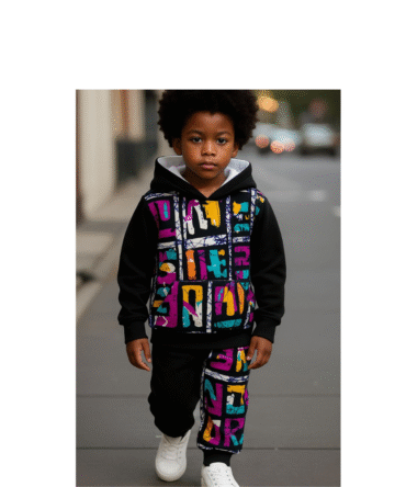 Kids Afro Streetwear Set